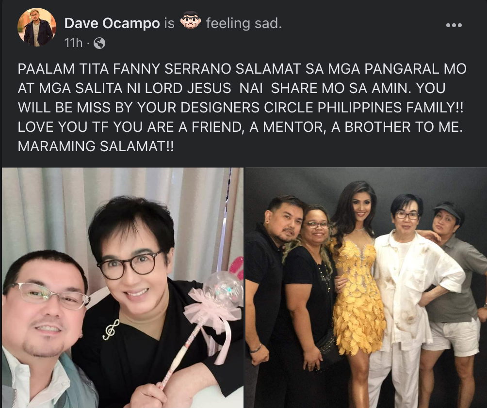 Celebrity makeup artist Fanny Serrano passes away at 74 • PhilSTAR Life